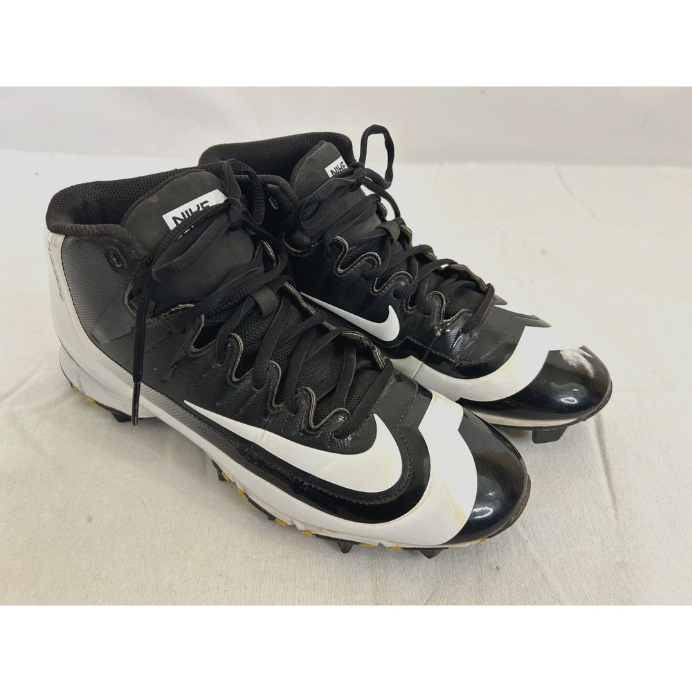 Nike Baseball Cleats Mens 8 Black White Huarache 2KFilth BSBL Athletic